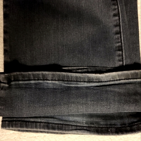 ROCK & REPUBLIC Jeans Kashmiere Straight Leg Black Stretch Denim Low Rise Skinny - Picture 6 of 9